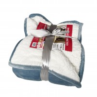 Cuvertura catifea gri